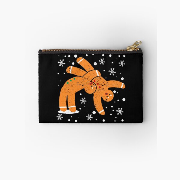Item preview, Gingerbread Wrestling Cookies Funny Holiday Snowy Chaos Scene designed and sold by nryum.
