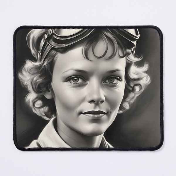 Item preview, Amelia Earhart designed and sold by WorldofCharcoal.