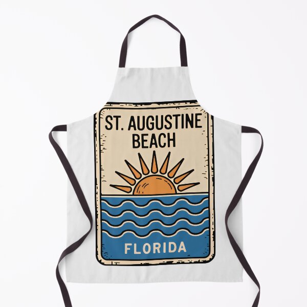 Item preview, St. Augustine Beach Florida - Sign designed and sold by TheOldMittenIllustrated.
