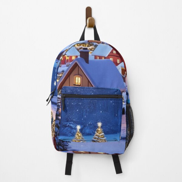 Item preview,  Christmas trees in a snowy forest village  designed and sold by ShopTwentyFour.