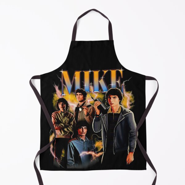 Item preview, Mike Retro 80s Electric Portrait Tee | Vintage Sci-Fi Fan Art Shirt | Hawkins Adventure Style Top designed and sold by Dutenarafi.