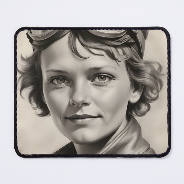Item preview, Amelia Earhart designed and sold by WorldofCharcoal.