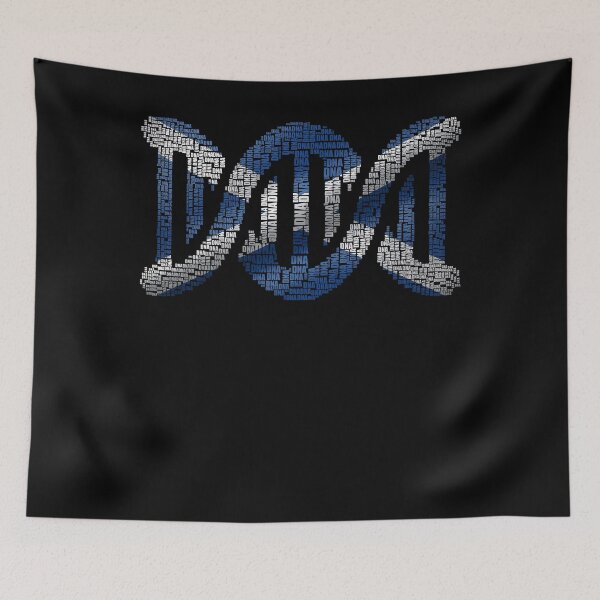 Item preview, Scottish DNA Typography Gift - Scotland Heritage Pride Gift designed and sold by Loom on the Loch.