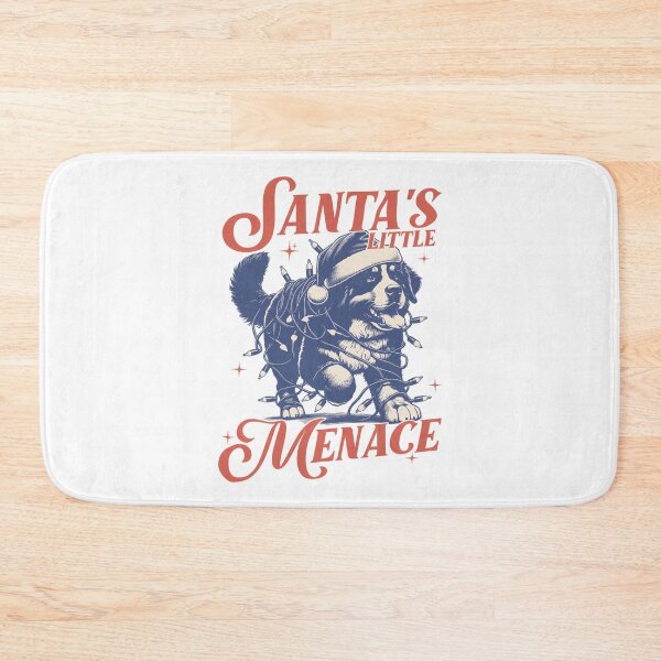 Item preview, Bernese Mountain Christmas - Santa Bernese Dog - Vintage Christmas - Bernese Dog Gifts Berner Mom designed and sold by sapnaela.