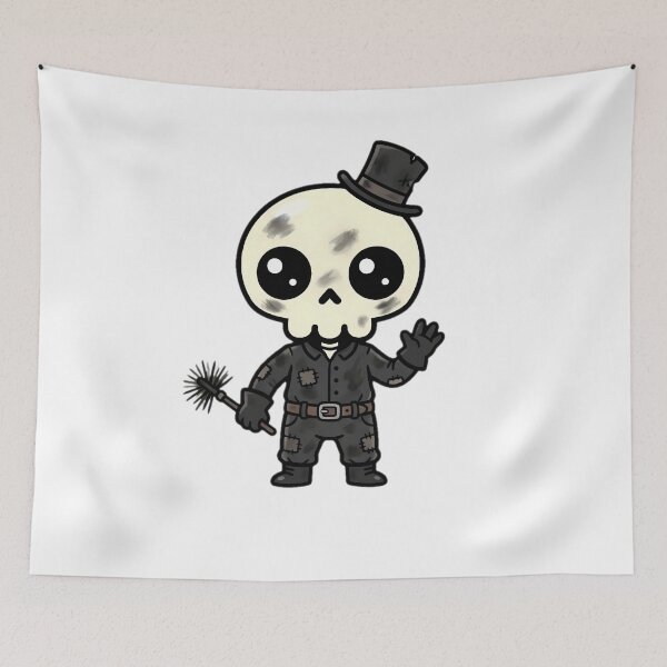 Item preview, Chimney sweep boonis skeleton designed and sold by Boonis Skeleton.