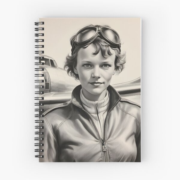 Item preview, Amelia Earhart designed and sold by WorldofCharcoal.