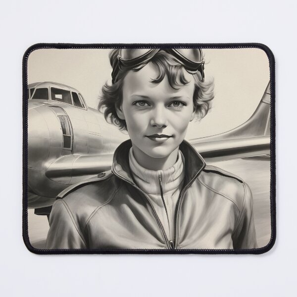 Item preview, Amelia Earhart designed and sold by WorldofCharcoal.
