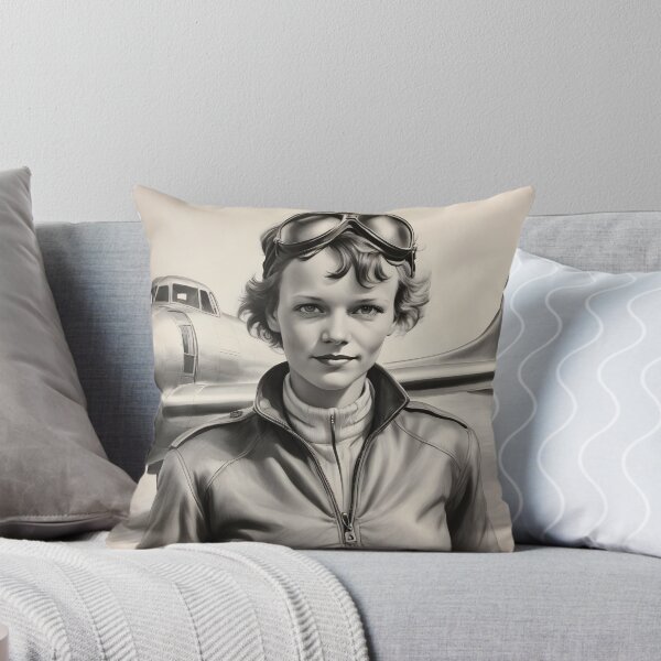 Item preview, Amelia Earhart designed and sold by WorldofCharcoal.