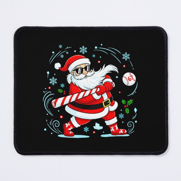 Item preview, Funny Baseball Santa 67 Christmas Xmas Pajamas designed and sold by JEFDodsonArt.