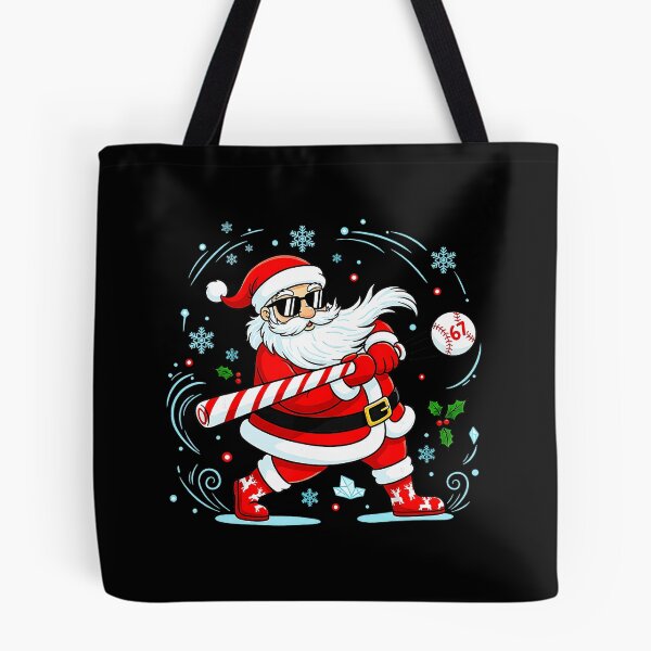 Item preview, Funny Baseball Santa 67 Christmas Xmas Pajamas designed and sold by JEFDodsonArt.