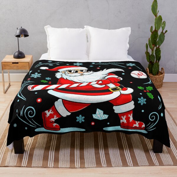 Item preview, Funny Baseball Santa 67 Christmas Xmas Pajamas designed and sold by JEFDodsonArt.