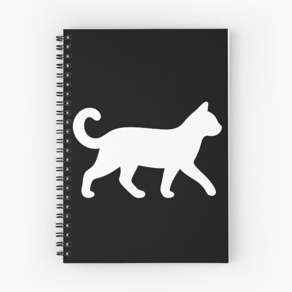 Item preview, White Cat Walking – Minimalist Solid White Silhouette Design designed and sold by JaneMcCarthyDNA.