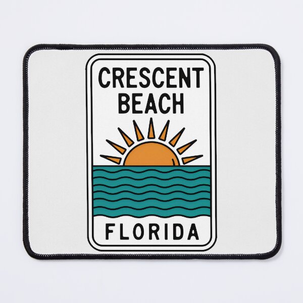 Item preview, Crescent Beach Florida - Sign designed and sold by TheOldMittenIllustrated.