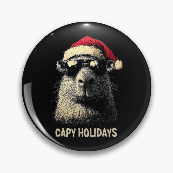 Item preview, Capy Holidays Funny Capybara Santa Winter Christmas Cheer designed and sold by nryum.