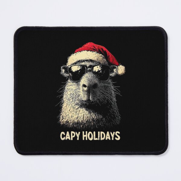 Item preview, Capy Holidays Funny Capybara Santa Winter Christmas Cheer designed and sold by nryum.