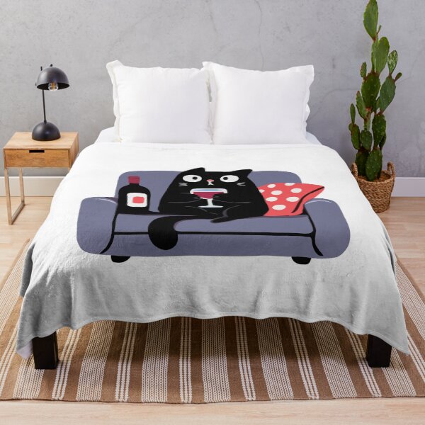 Item preview, Wine Black Cat Sofa designed and sold by Gkinoki.