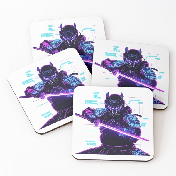 Item preview, Cyber Samurai Tech Blade Sticker designed and sold by Imaginarium of Chaos falcon88 .