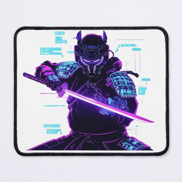 Item preview, Cyber Samurai Tech Blade Sticker designed and sold by Imaginarium of Chaos falcon88 .