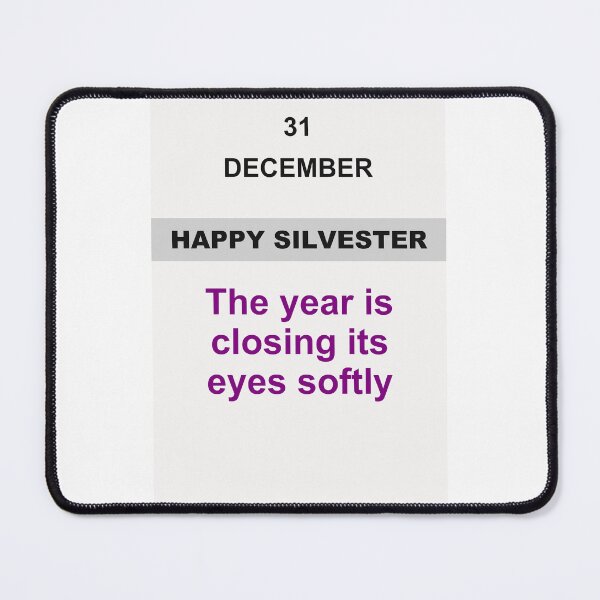 Item preview, Happy Silvester - December 31, Edition: 80 designed and sold by ariksworld.