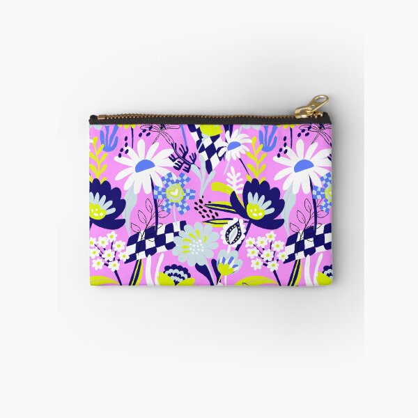 Item preview, Florales atrevidos Moderno rosa neón real y verde designed and sold by pholiumsigma_design.