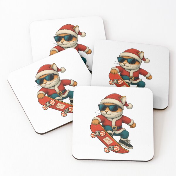 Item preview, American Pika Santa Skateboarding designed and sold by Be-Random.