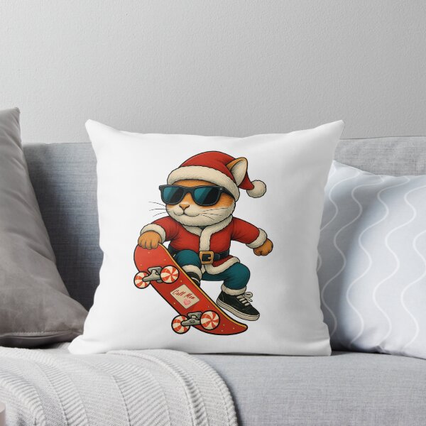 Item preview, American Pika Santa Skateboarding designed and sold by Be-Random.