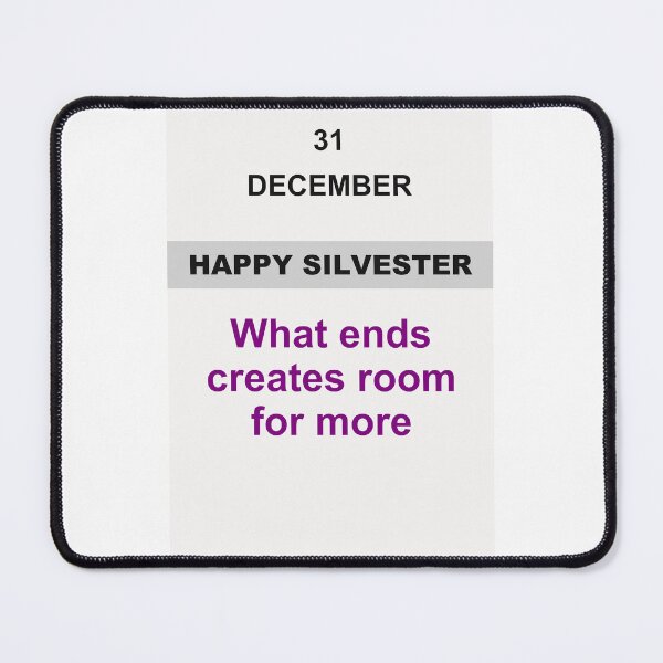 Item preview, Happy Silvester - December 31, Edition: 81 designed and sold by ariksworld.