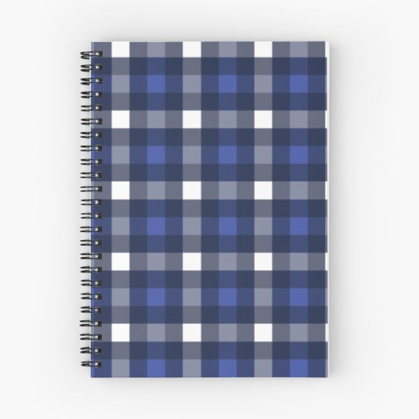 Item preview, Multi-Shade Blue Plaid Pixel Pattern designed and sold by Potato Quality Prints.