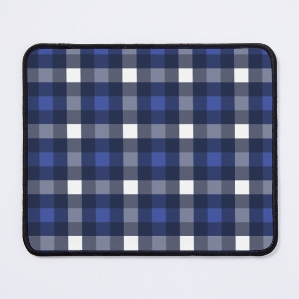 Item preview, Multi-Shade Blue Plaid Pixel Pattern designed and sold by Potato Quality Prints.