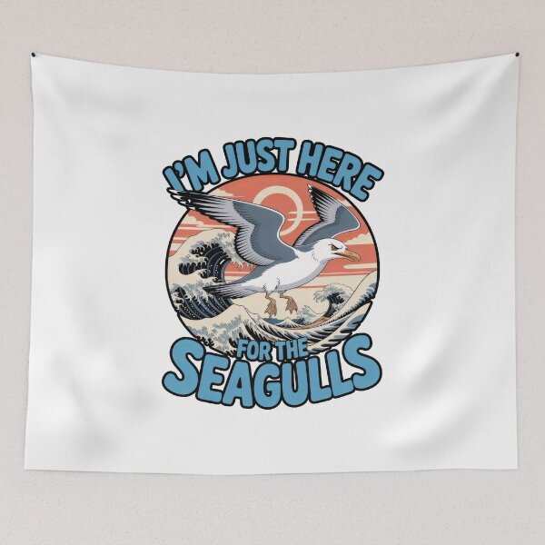 Item preview,  i'm Just Here for The Seagulls designed and sold by belladesign7.