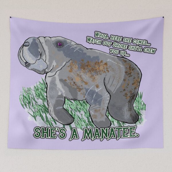 Item preview, Manatees sing about how they love veggies designed and sold by reallypathetic.