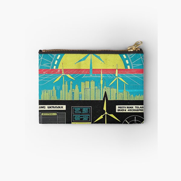 Item preview, Solarpunk: City Ringed by Wind Farms designed and sold by Raw-Ink.