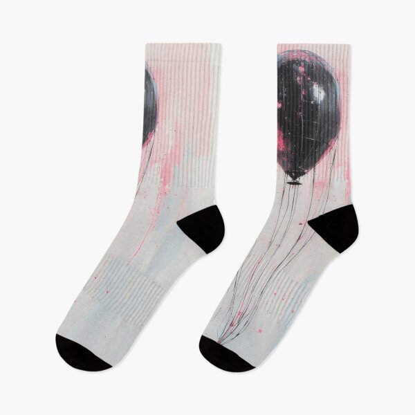 Item preview, Black balloon with pink accents designed and sold by Mianku | Für das Leben.