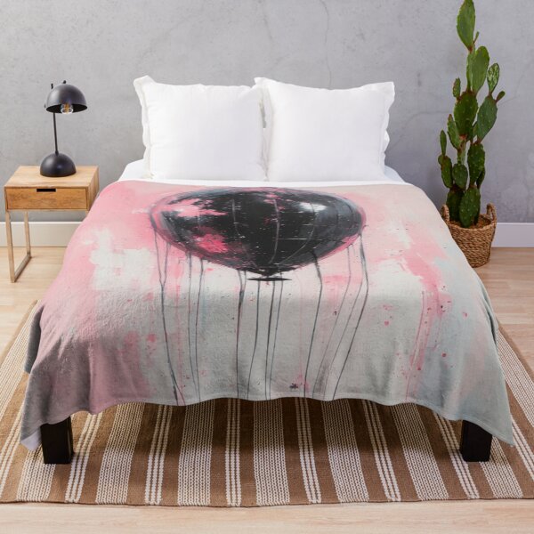 Item preview, Black balloon with pink accents designed and sold by Mianku | Für das Leben.