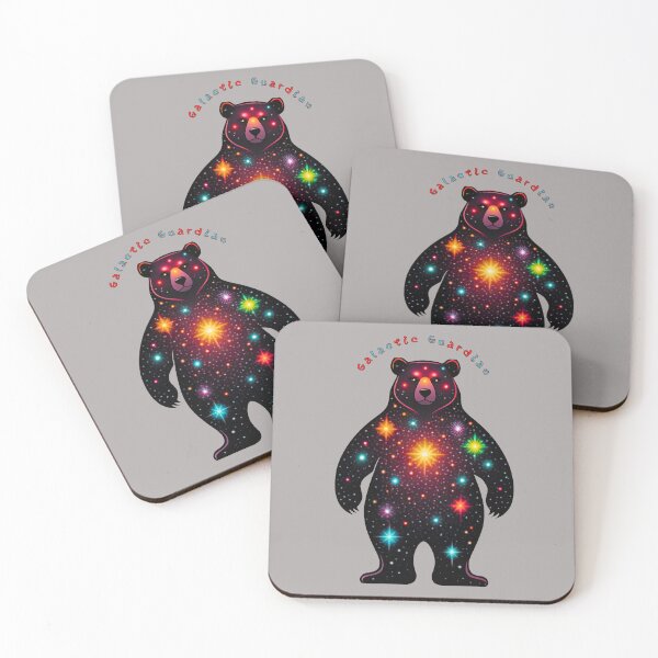 Item preview, Cosmic Bear Spirit – Colorful Galaxy Animal T-Shirt designed and sold by Mousy17.