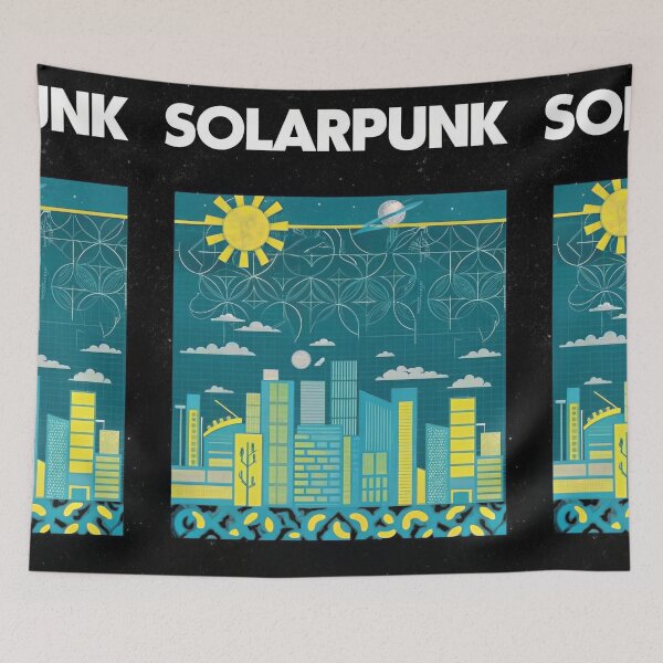 Item preview, Solarpunk: Biomorphic Architecture Skyline designed and sold by Raw-Ink.