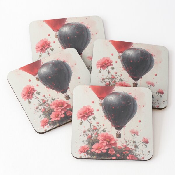 Item preview, Balloons and flowers in harmony designed and sold by Mianku | Für das Leben.