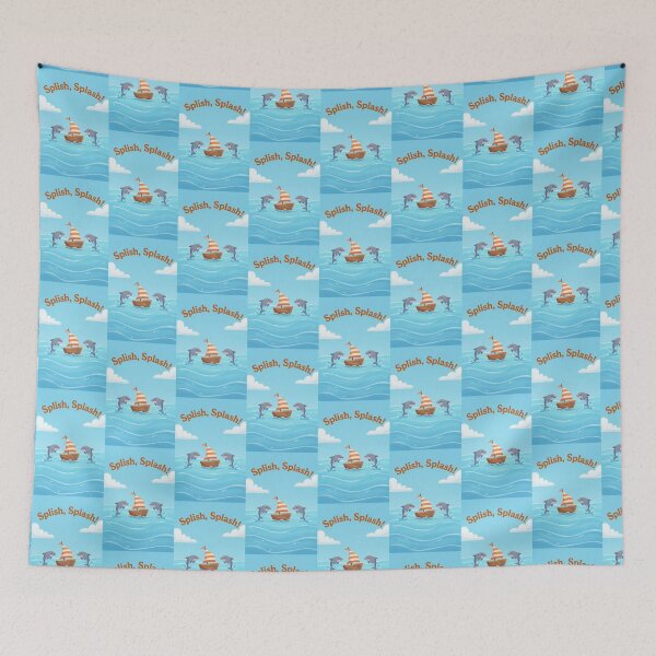 Item preview, Cute Dolphins beside a cute boat ⛵ designed and sold by ShipDrop.