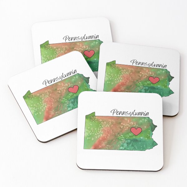 Item preview, I Heart Pennsylvania designed and sold by Nugget Studio Arts.