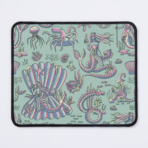 Item preview, Sea Witchery Toile de Jouy designed and sold by pholiumsigma_design.