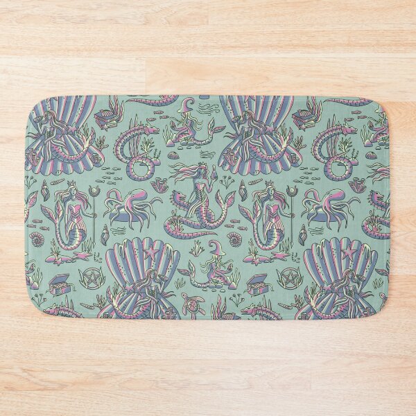 Item preview, Sea Witchery Toile de Jouy designed and sold by pholiumsigma_design.