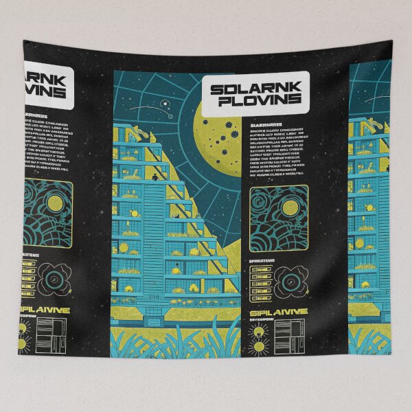 Item preview, Solarpunk: Terraced Hillside City designed and sold by Raw-Ink.