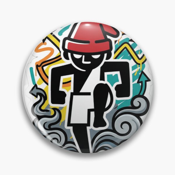 Item preview, Minimalist Saci Brazilian Street Art designed and sold by Tropicalnoise.