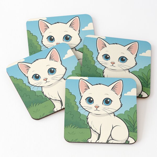 Item preview, Cute cat seating in a garden  designed and sold by Chirayu1111.