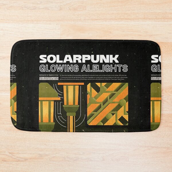 Item preview, Solarpunk: Glowing Algae Streetlights designed and sold by Raw-Ink.