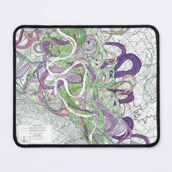 Item preview, Mississippi River Meander, Fisk 22-6, in Mardi Gras designed and sold by DreamingBeetle.