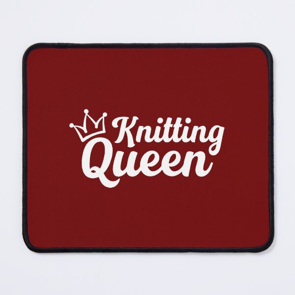 Item preview,  Knitting Queen. Funny Knitting Quote. Gift for Knitter. knitting Lover designed and sold by DesignHouse07.