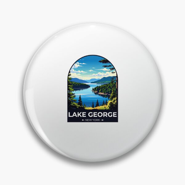 Item preview, Lake George New York State Sticker designed and sold by TulipaGraphics.