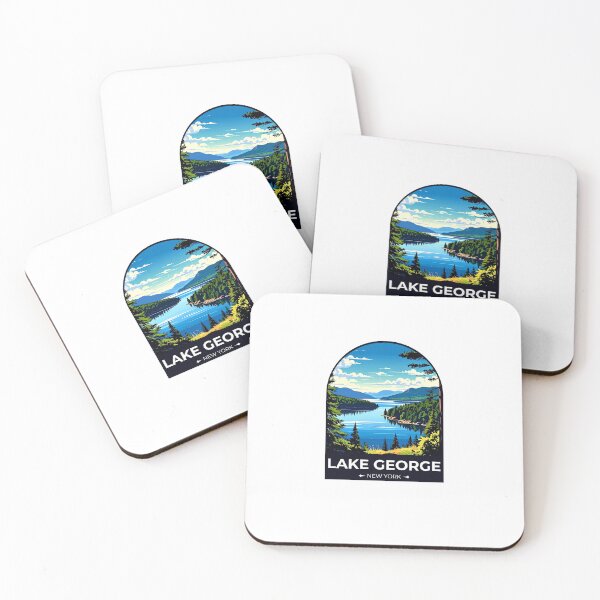 Item preview, Lake George New York State Sticker designed and sold by TulipaGraphics.