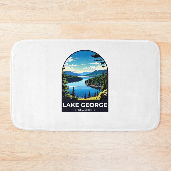 Item preview, Lake George New York State Sticker designed and sold by TulipaGraphics.